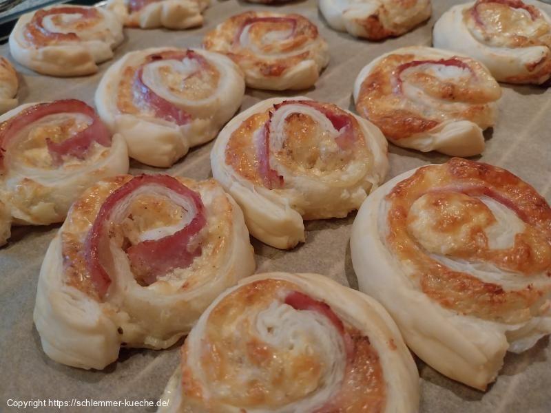 Schinken-Käse-Schnecken
