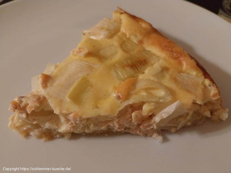 Lachs-Quiche