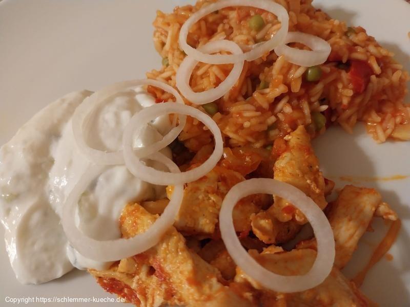 Hähnchengyros mit Ajvar