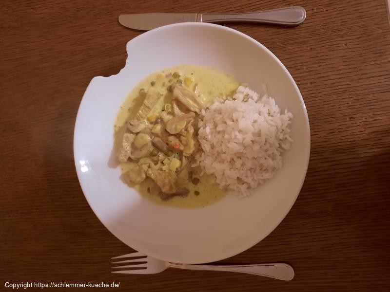 Currypfanne mit Reis