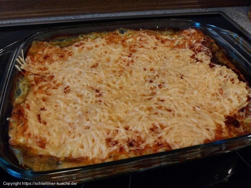 Lachs - Spinat - Lasagne