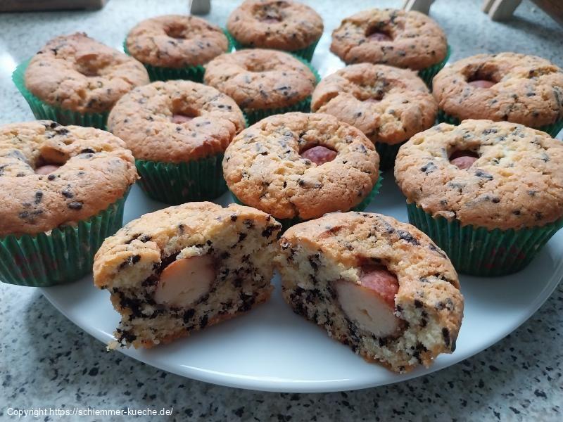 Muffins mit Marzipankartoffel